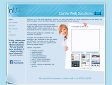 Tablet Screenshot of castlewebsolutions.com